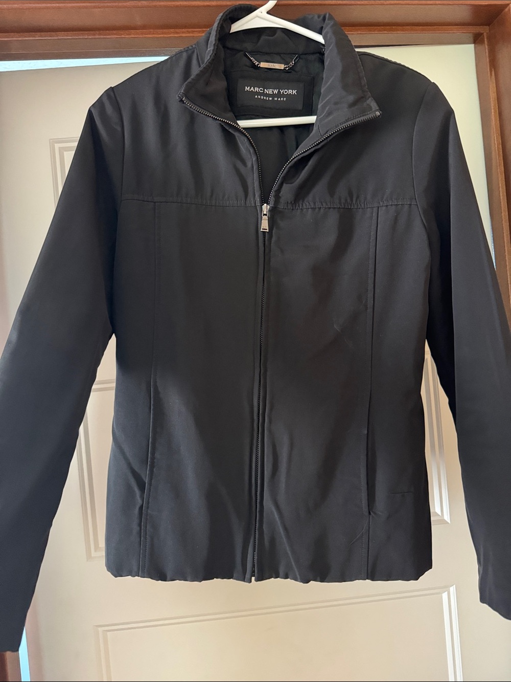 Marc New York Women's Black Zip-Up Utility Jacket